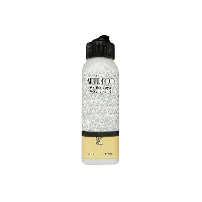 رنگ چوب پوششی طوسی اکرلیک ارتدکو مدل AK 1010 حجم 140 میلی لیتر