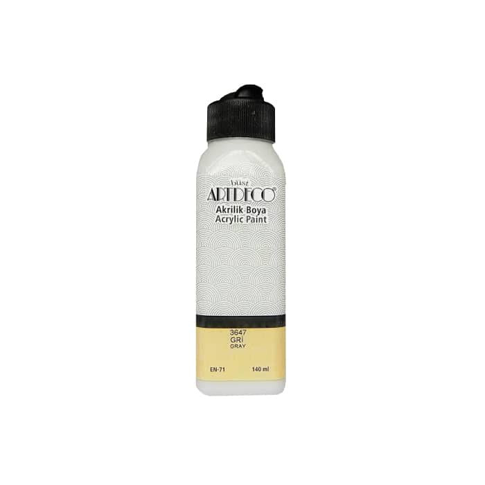 رنگ چوب پوششی طوسی اکرلیک ارتدکو مدل AK 1010 حجم 140 میلی لیتر