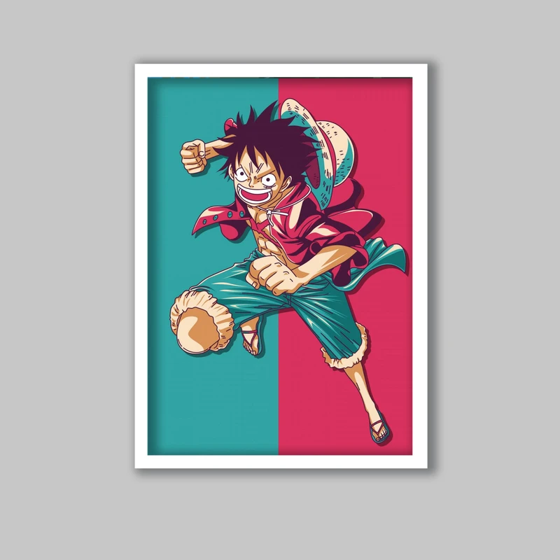 تابلو مدل انیمه وان پیس One Piece کد LA-G10737