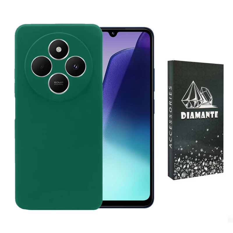 کاور دیامانته مدل sili_77 Bk مناسب برای گوشی موبایل شیائومی Redmi 14C