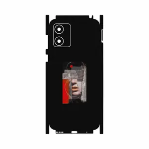 MAHOOT Collage of Mouth-FullSkin Cover Sticker for Motorola Moto E13