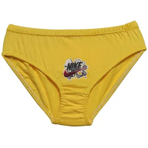 شورت پسرانه مدل NI کد 30641 رنگ زرد