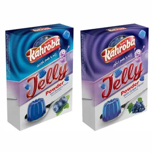 پودر ژله بلوبری و انگور کهربا - 100 گرم مجموعه 2 عددی