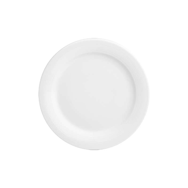 بشقاب غذاخوری چینی زرین ایران سری هتلی 49 کد 23 بسته 6 عددی درجه عالی