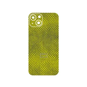 MAHOOT Yellow Snake Skin Cover Sticker for Apple iPhone 13