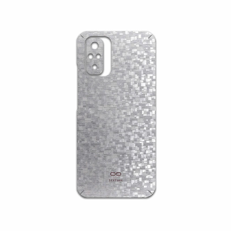 برچسب پوششی ماهوت مدل Silver-Silicon مناسب برای گوشی موبایل شیائومی Redmi Note 10s