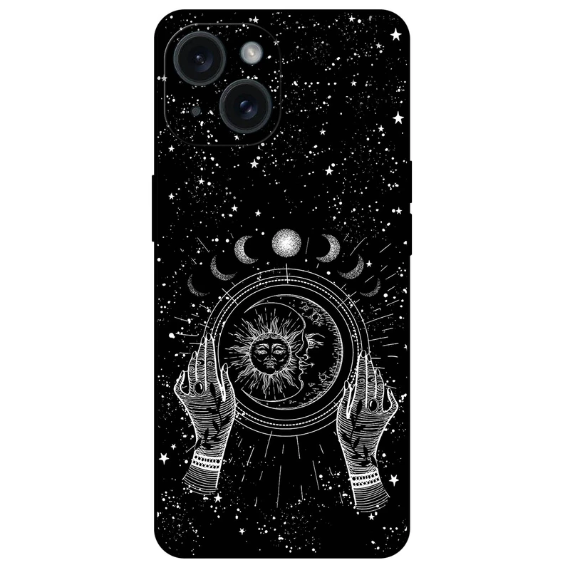 کاور مگافون طرح ماه و خورشید مدل 1892 مناسب برای گوشی موبایل اپل iPhone 15