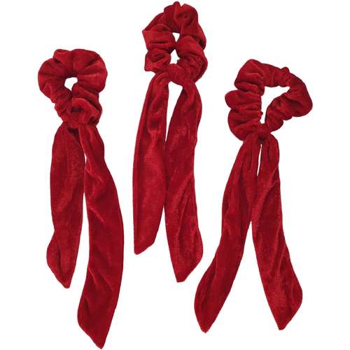 کش مو زنانه مدل مدامیس مخمل دنباله دار مجموعه 3 عددی