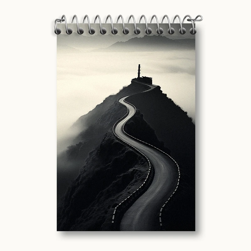 دفتر یادداشت 50 برگ خندالو مدل راه کد F485