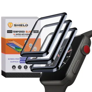 Ultimate Shield PMA-UL Nano Screen Protector suitable for Apple Watch Series 4/5/6/Se size 44mm Pack of 3