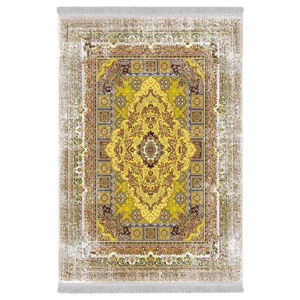 فرش پارچه‌ای دفه مدل فرشینه طرح مدرن کد 607