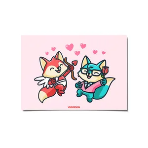 کارت پستال ویندی دیزاین مدل  POSTVINDI 0073 love