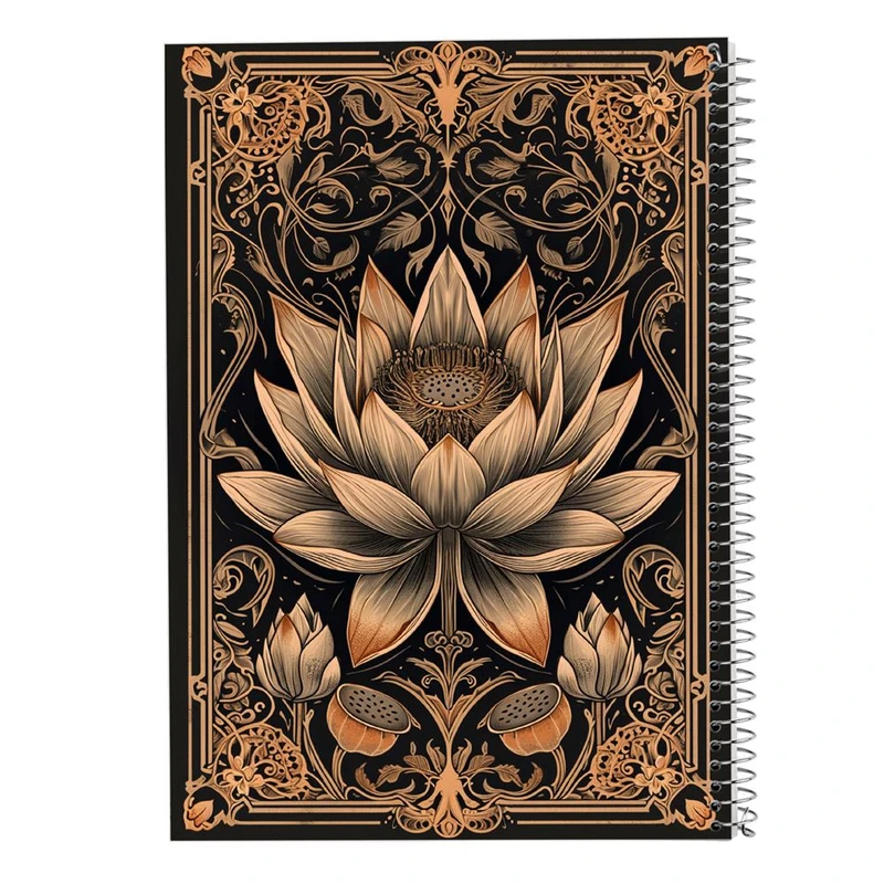 دفتر شطرنجی 50 برگ مدوپد طرح فرش کد DF17455