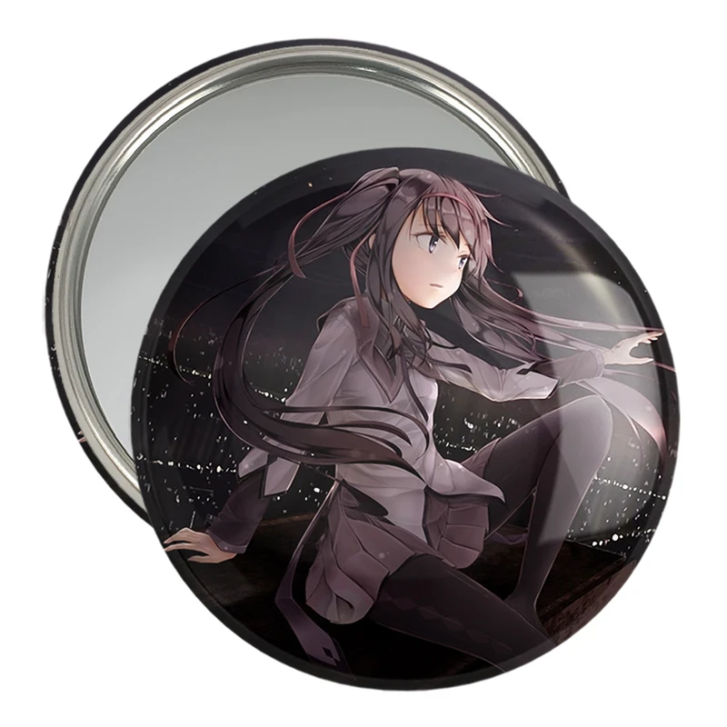 آینه جیبی خندالو مدل همورا اکامی انیمه مادوکا مجیکا Madoka Magica  کد 18398