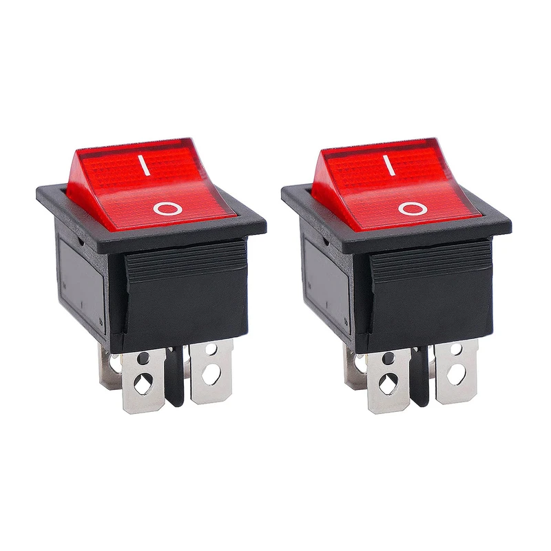 کلید راکر مدل 4 پایه کد KCD2 بسته دو عددی