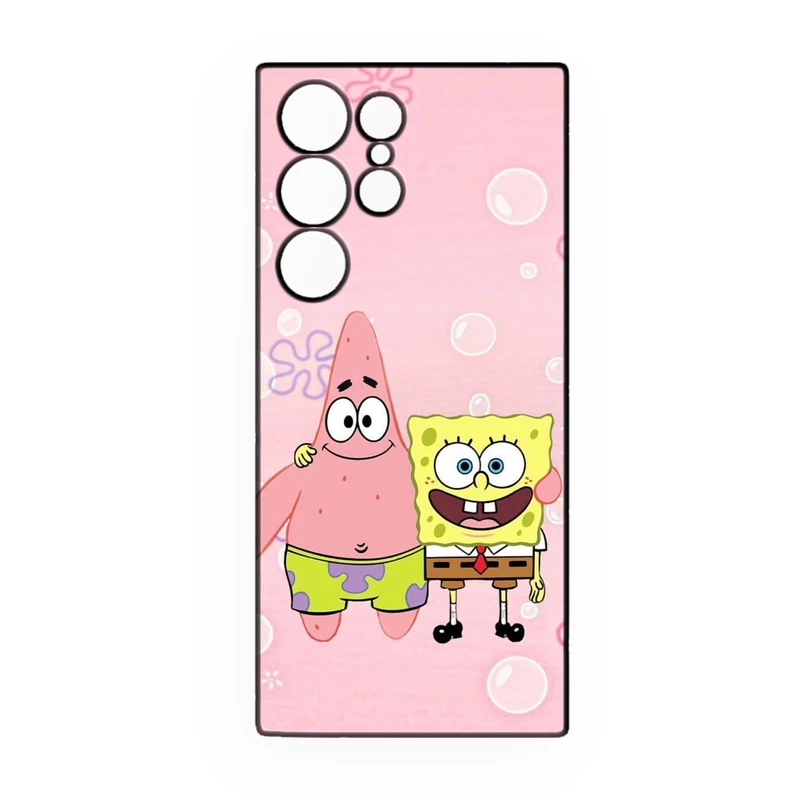 کاور طرح باب اسفنجی کد 477 مناسب برای گوشی موبایل سامسونگ Galaxy S22 Ultra  