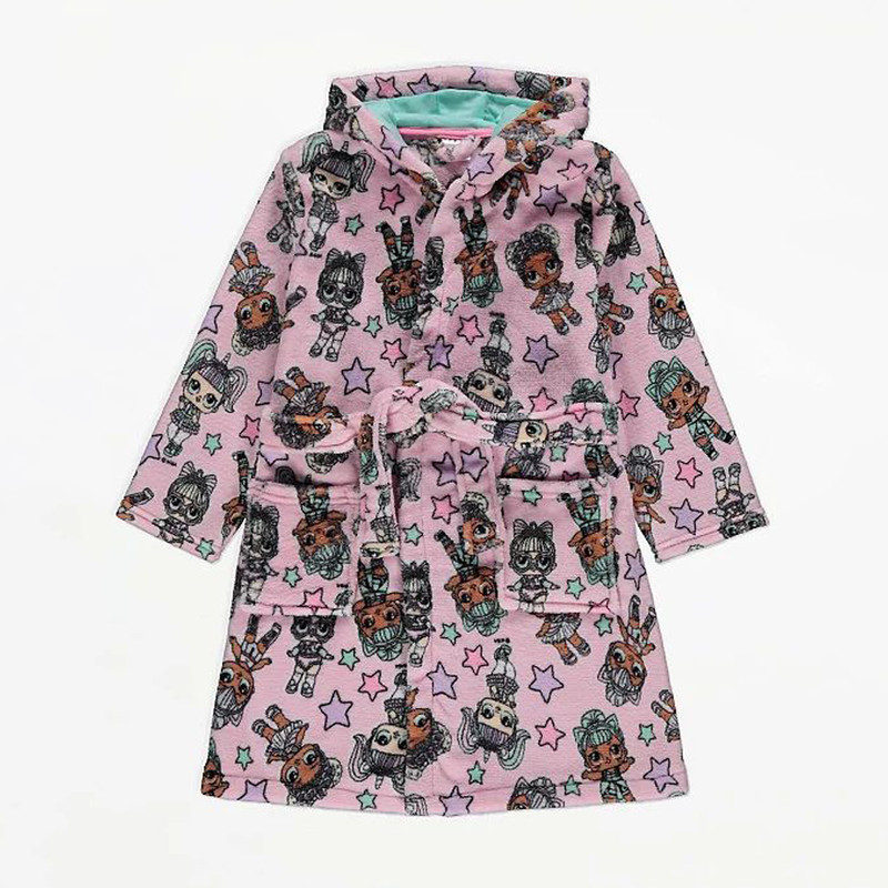 حوله پالتویی دخترانه جورج مدل 83217 سایز 72x44 سانتی متر