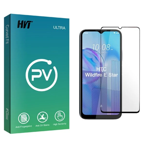 محافظ صفحه نمایش شیشه ای اچ وی تی مدل PV مناسب برای گوشی موبایل اچ تی سی Wildfire E Star