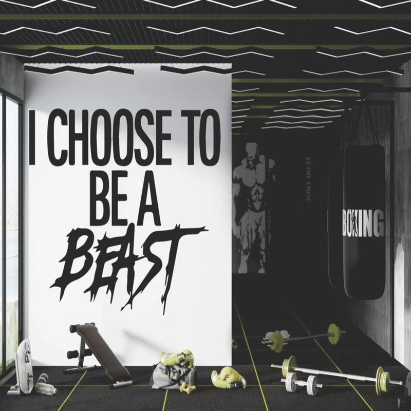 استیکر والتت مدل i choose to be a beast کد R2