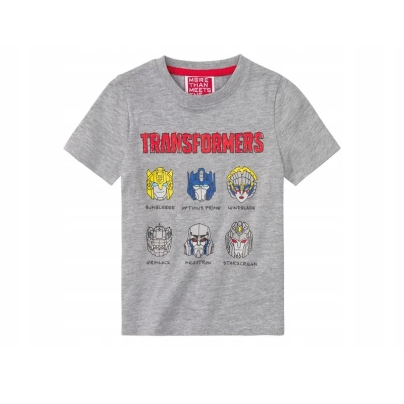 تی‌شرت آستین کوتاه پسرانه ترنسفورمرز مدل BY9701