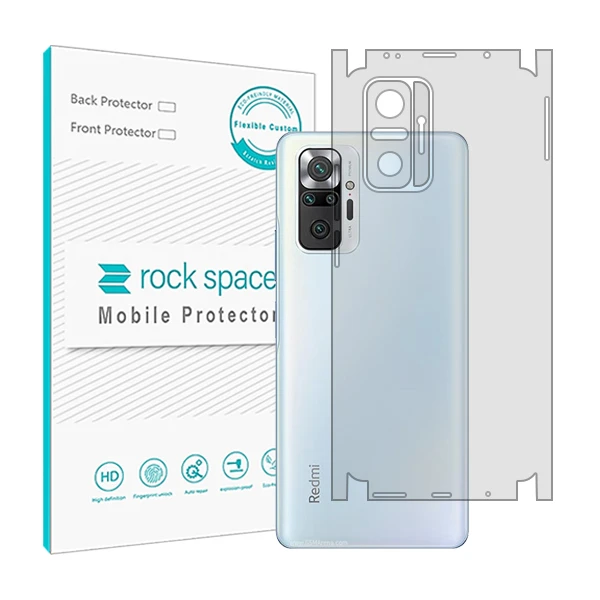 محافظ پشت گوشی شفاف راک اسپیس مدل HyGEL مناسب برای گوشی موبایل شیائومی Redmi Note 10 Pro(Global Version)