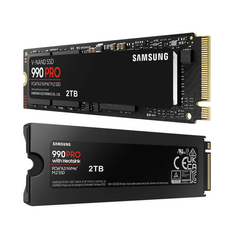 اس اس دی اینترنال PCIe Gen4 x4 سامسونگ مدل PRO 990 ظرفیت 2 ترابایت