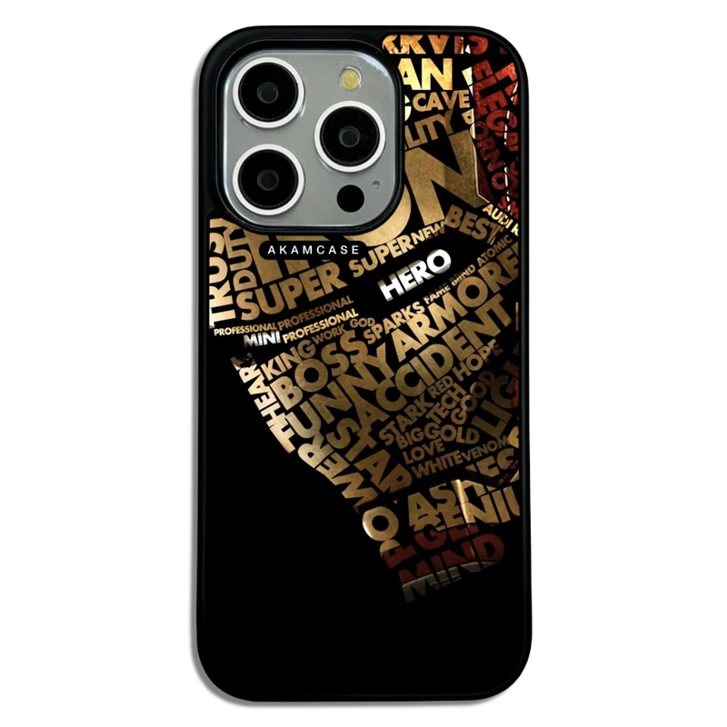 کاور آکام مدل AMC-WA15PRO-IRON MAN14 مناسب برای گوشی موبایل اپل iPhone 15 Pro