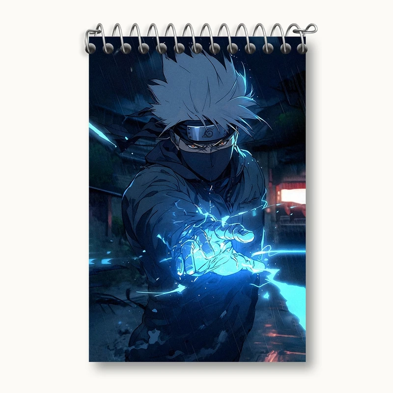 دفتر یادداشت 50 برگ خندالو مدل انیمه ناروتو (Naruto) کد F1350
