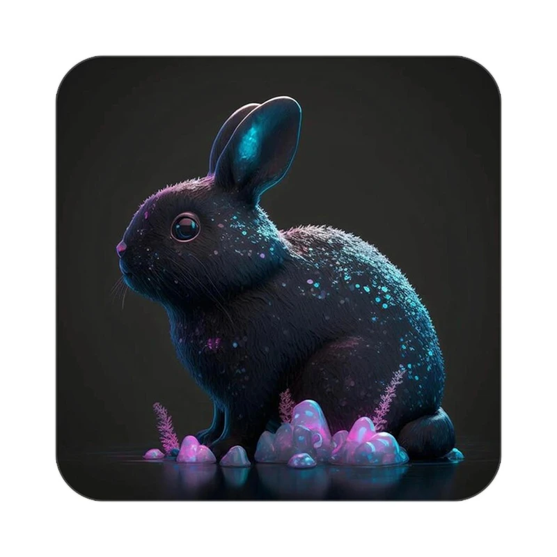 زیر لیوانی کاکتی طرح حیوانات رنگی مدل mp26736