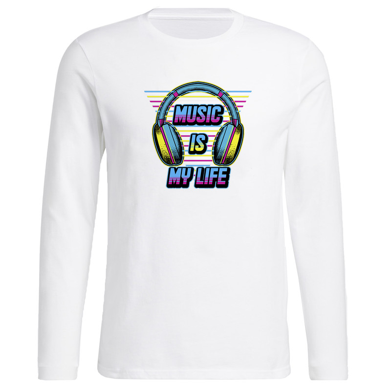 تیشرت آستین بلند مردانه مدل M022W