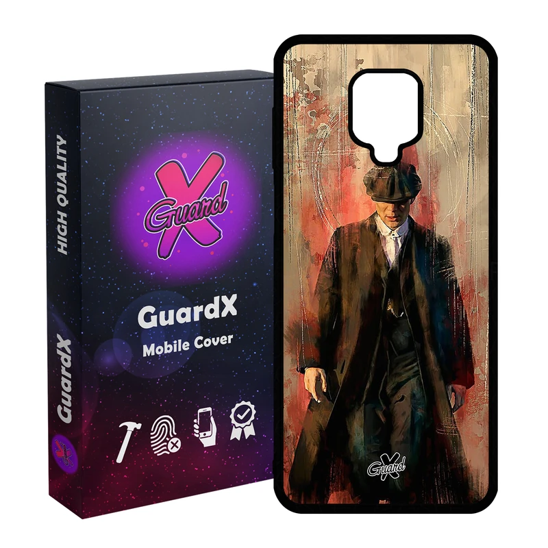 کاور گارد ایکس طرح Peaky Blinders مدل Glass10122 مناسب برای گوشی موبایل شیائومی Redmi Note 9S / Note 9 Pro / Note 9 Pro Max