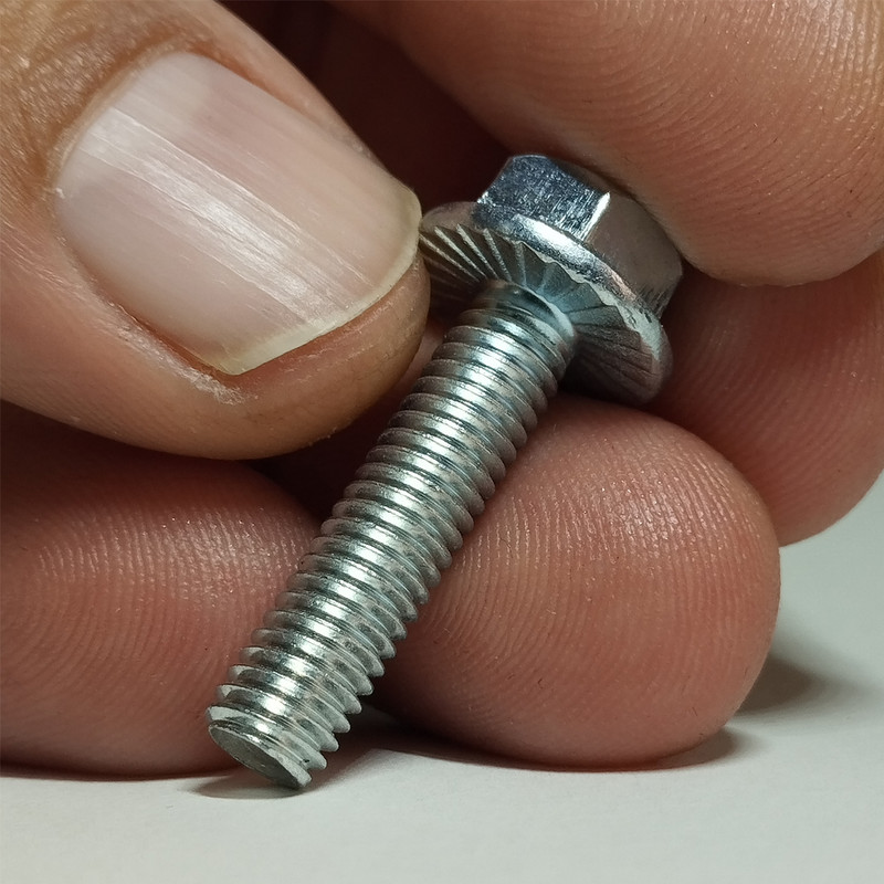 پیچ واشر دار مدل HI5 6Mx25MM بسته 10 عددی