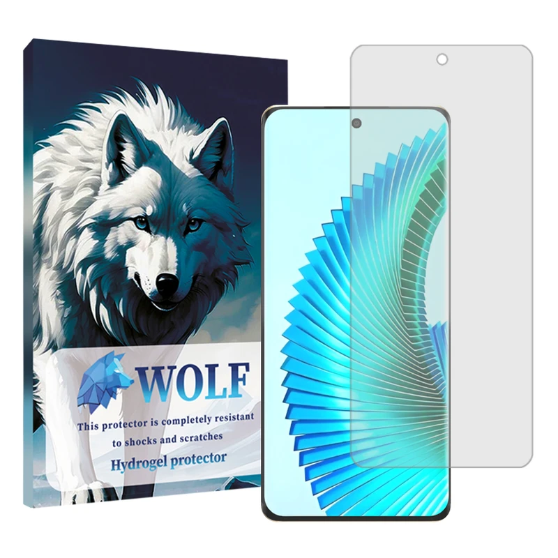 محافظ صفحه نمایش شفاف ولف کد 01 مناسب برای گوشی موبایل آنر X9B