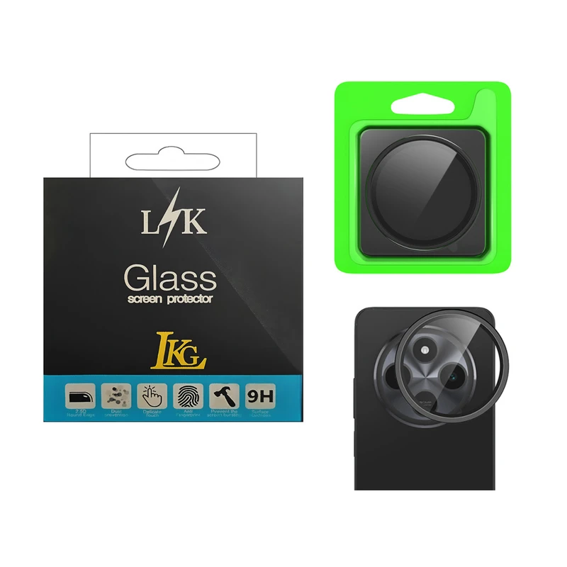 محافظ لنز دوربین ال کا جی مدل رینگی مناسب برای گوشی موبایل شیائومی Redmi 14C 5G