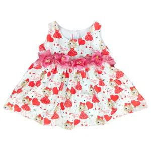 پیراهن بدون آستین دخترانه مدل بهاره 5