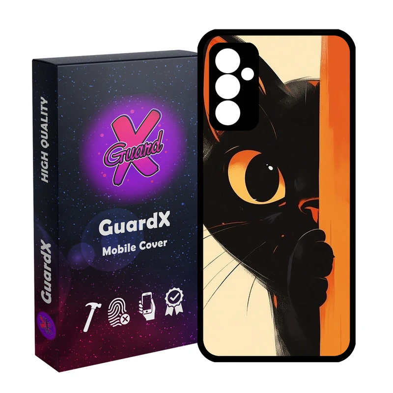 کاور گارد ایکس طرح گربه مدل 10730 مناسب برای گوشی موبایل سامسونگ Galaxy A14 / A14 5G