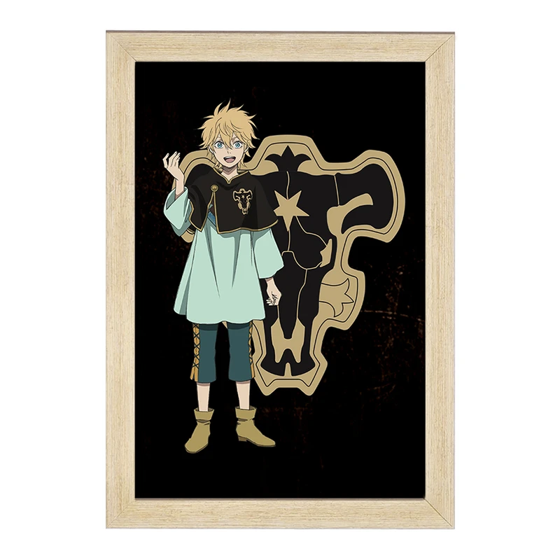 تابلو خندالو مدل لاک ولیتا انیمه بلک کلاور Black Clover  کد 10261