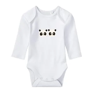 بادی آستین بلند نوزادی لوپیلو مدل پاندا001