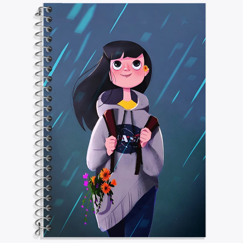 دفتر نت موسیقی 50 برگ خندالو طرح دخترانه کد F8233