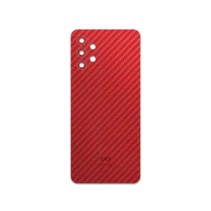 MAHOOT Red-Fiber Cover Sticker for Samsung Galaxy M32 5G