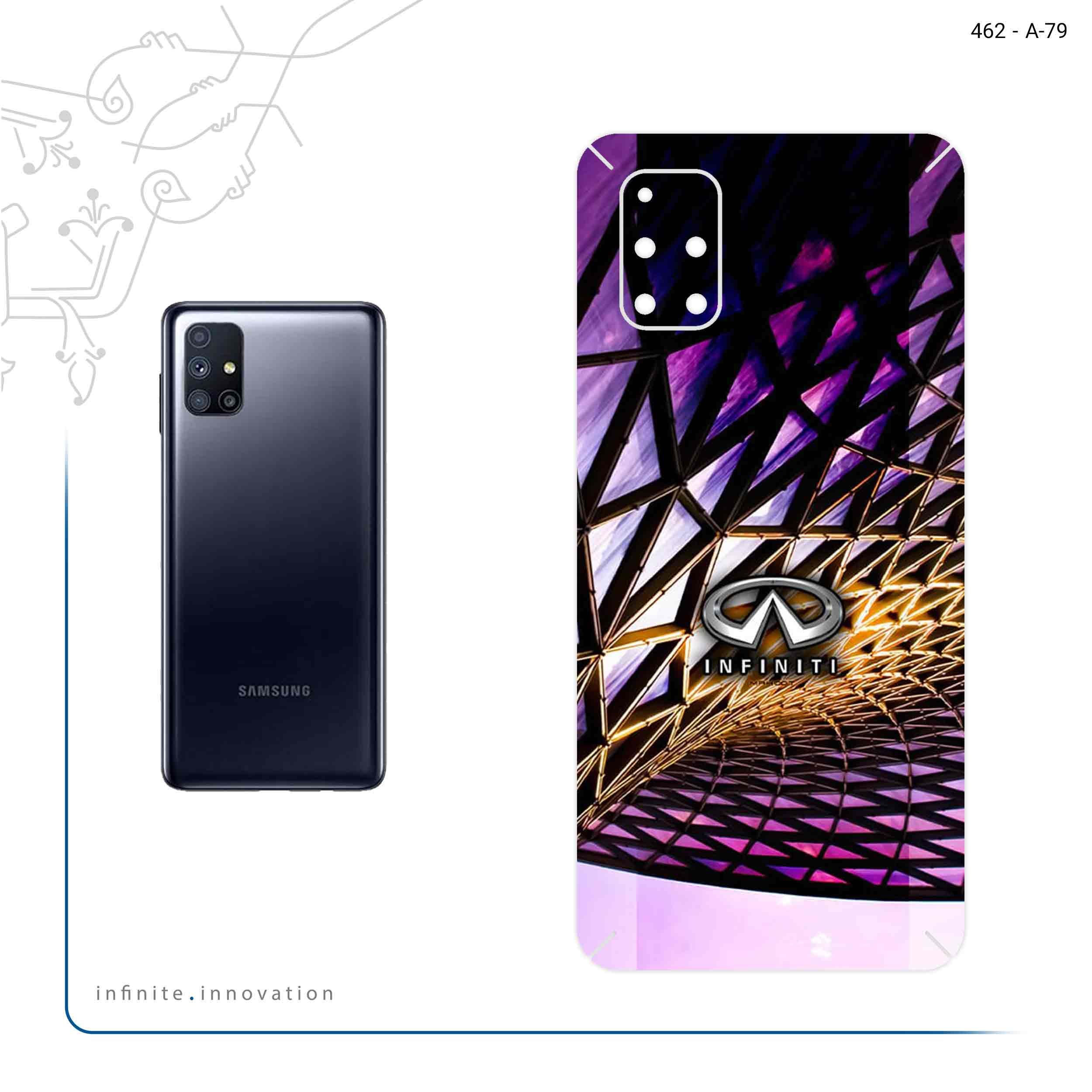 برچسب پوششی ماهوت مدل infinity مناسب برای گوشی موبایل سامسونگ Galaxy M51