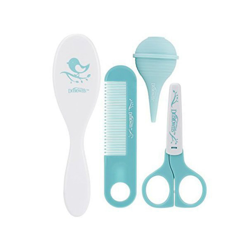 ست شانه و برس کودک دکتر براونز مدل 66 بسته 4 عددی