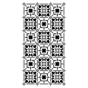 شابلون طرح دیواری کد E131