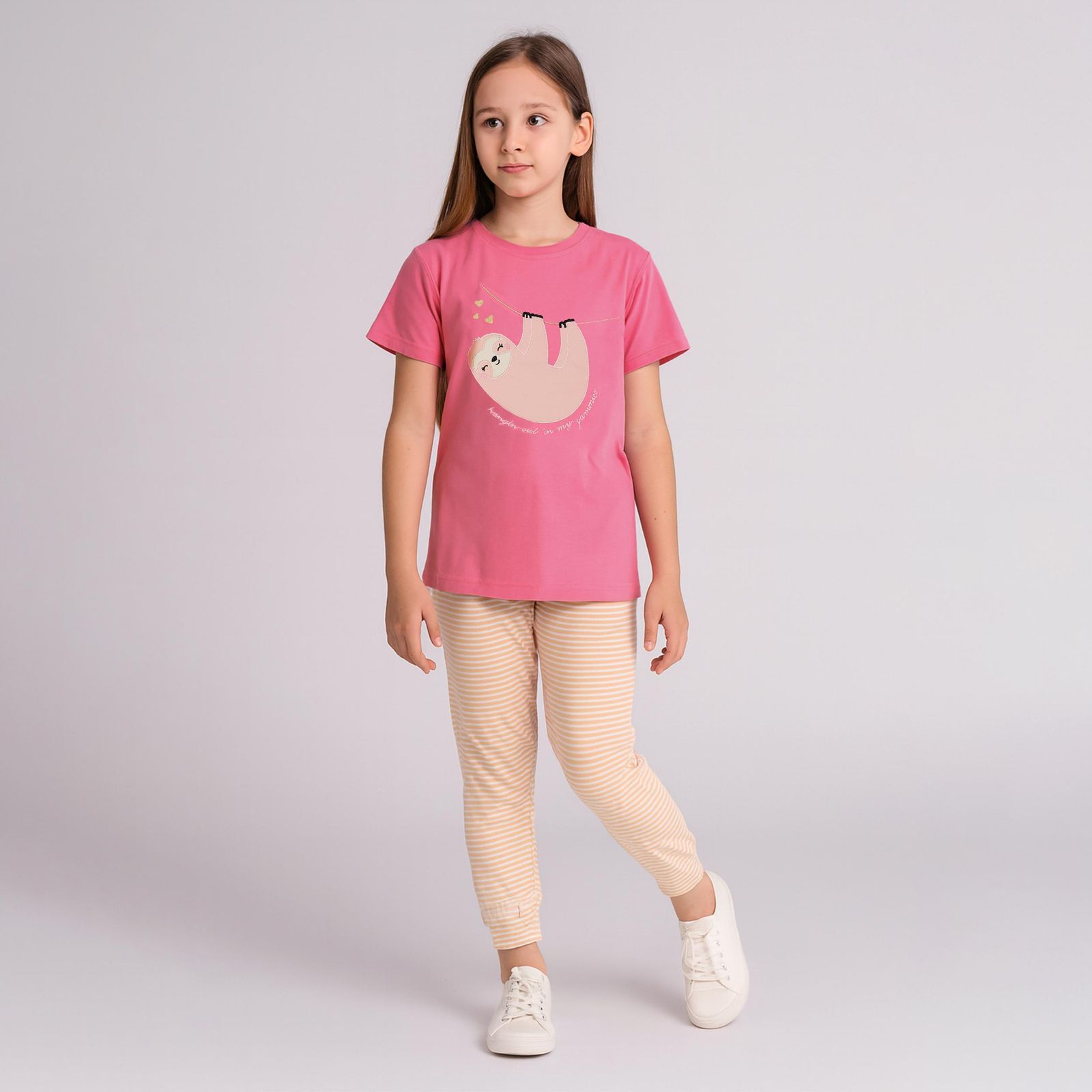 ست تی شرت و شلوار دخترانه مادر مدل 406-66 -  - 1