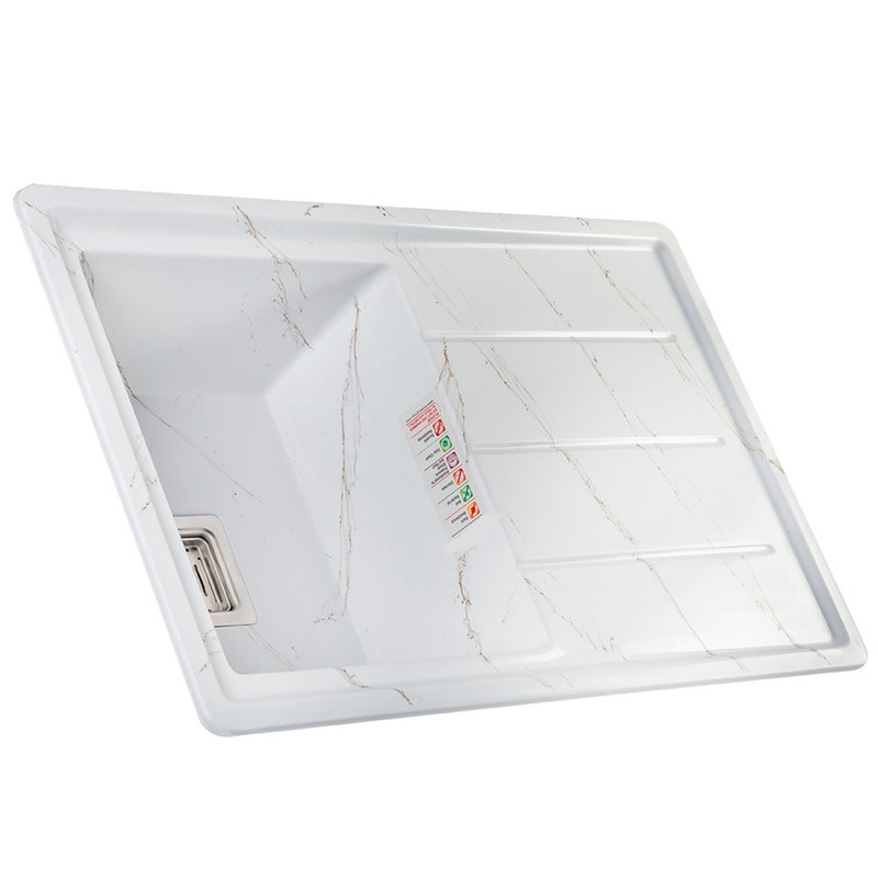 سینک ظرفشویی گرانیت توکار یک لگنه مدل 80-1S-SRT