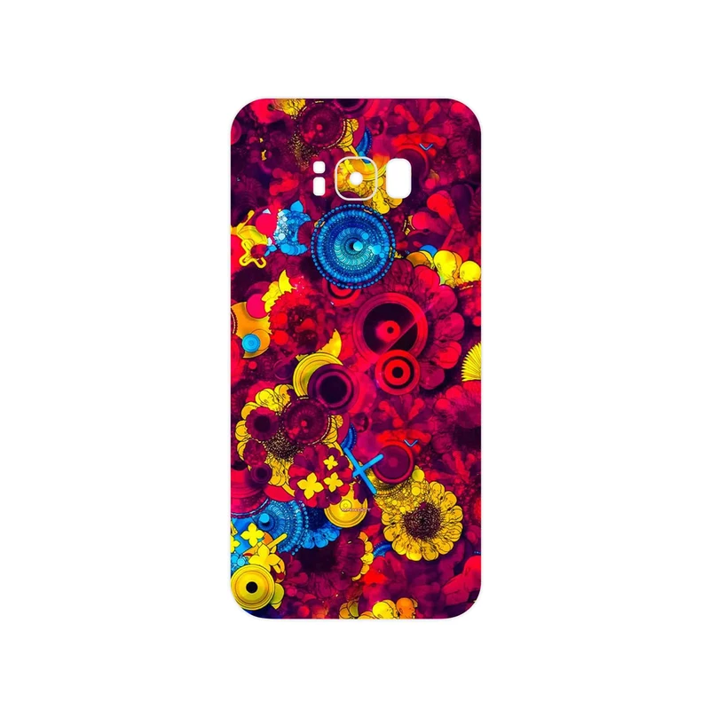 برچسب پوششی ماهوت مدل Vector Flower Garden Digital Art مناسب برای گوشی موبایل سامسونگ Galaxy S8 Plus