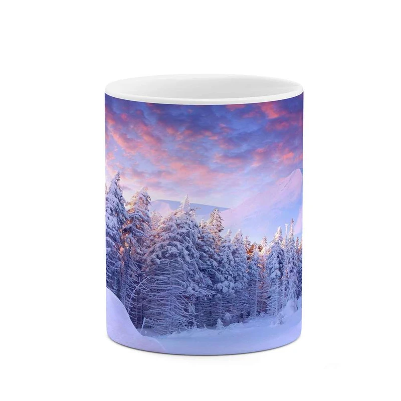 ماگ کاکتی مدل منظره برفی کد mgh15042