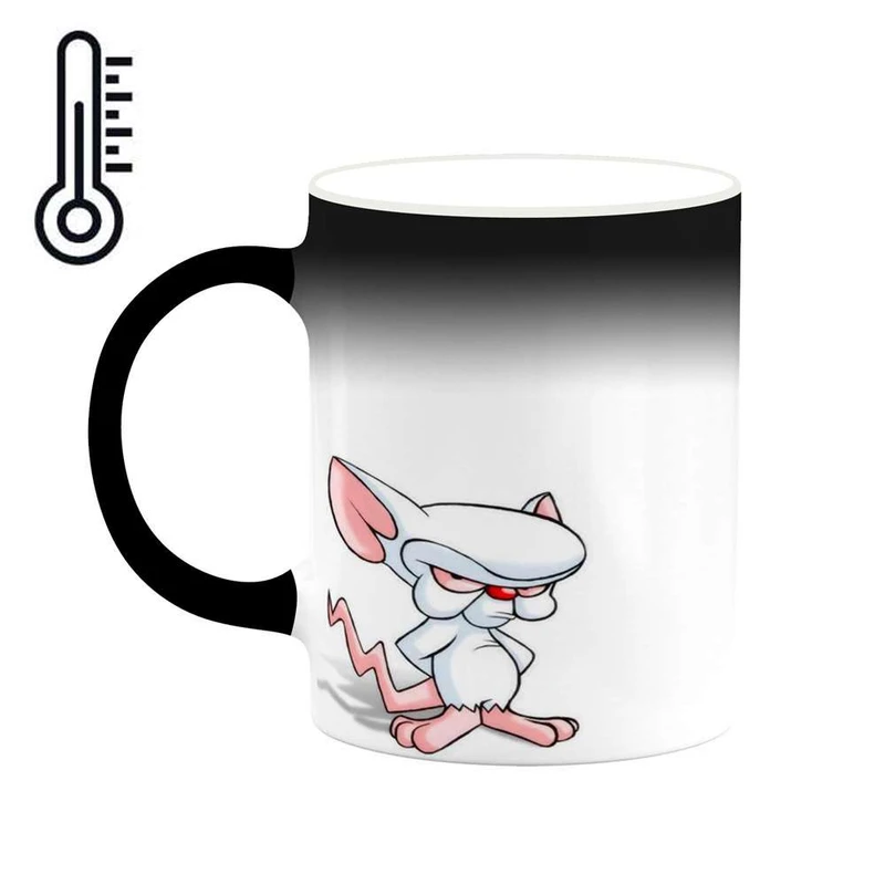 ماگ حرارتی کاکتی مدل کارتون Pinky And The Brain کد mgh22949
