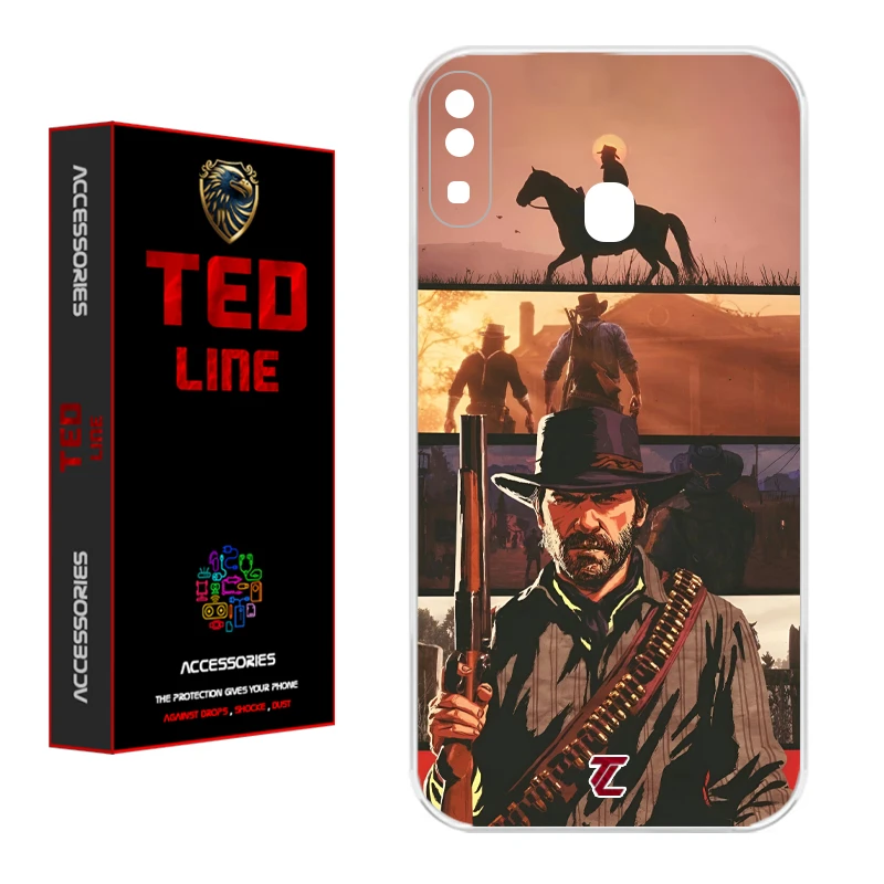 کاور تدلاین طرح رد دد ریدمپشن کد 1201 مناسب برای گوشی موبایل سامسونگ Galaxy A20 / A30