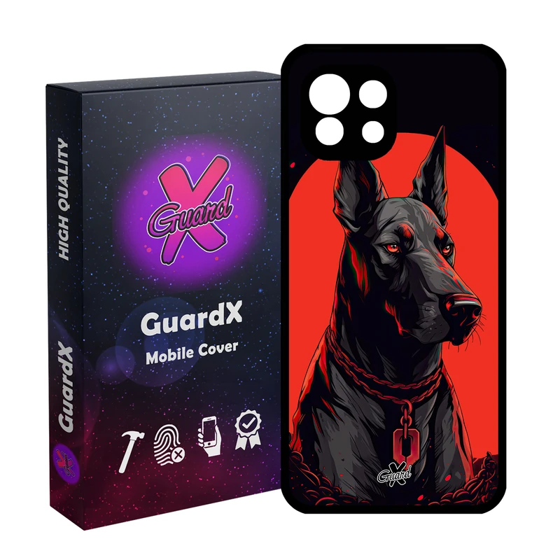 کاور گارد ایکس طرح سگ مدل Glass10621 مناسب برای گوشی موبایل شیائومی  MI 11 Lite